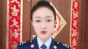 人民消防小姐姐,守护平安的火焰蓝天使